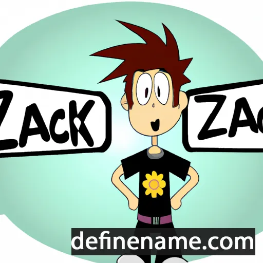 Zack cartoon