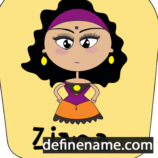 Zahara cartoon