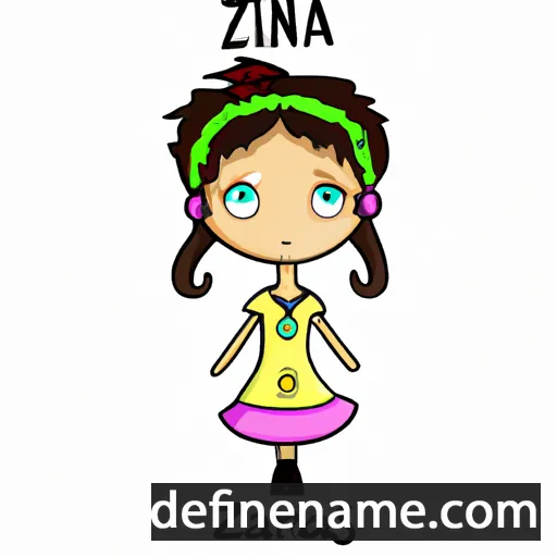 Zaina cartoon