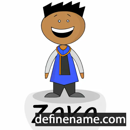 cartoon of the name Zakaria