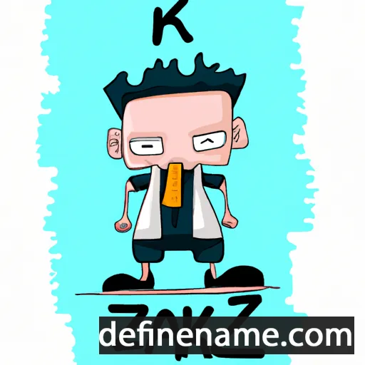 cartoon of the name Zakkai