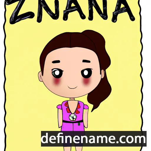 Zanna cartoon