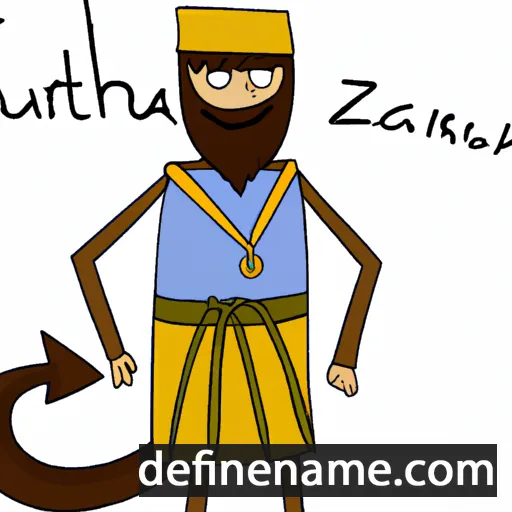 cartoon of the name Zarathustra