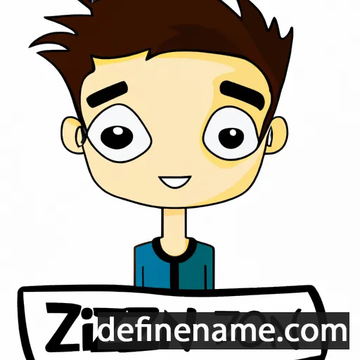 cartoon of the name Zayn