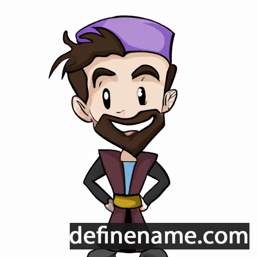 cartoon of the name Zayn ad-Din