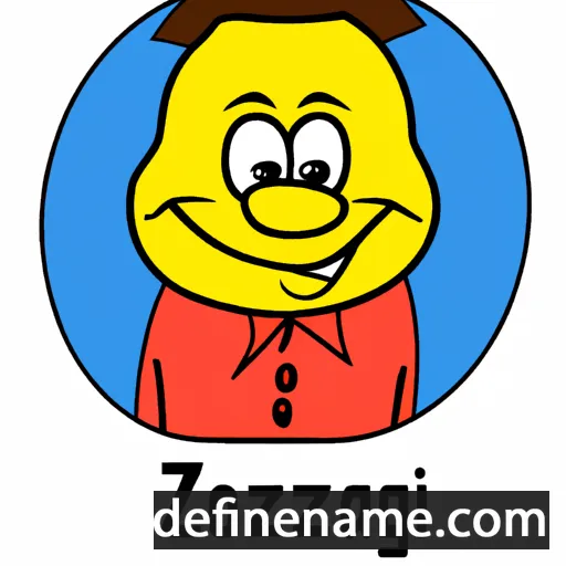 cartoon of the name Zbigniew