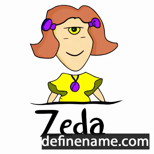 cartoon of the name Zdena