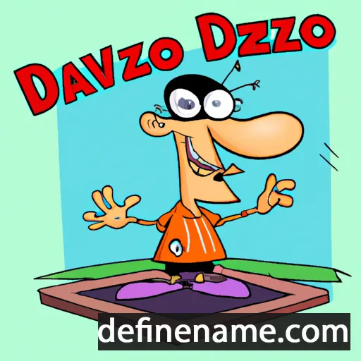 cartoon of the name Zdravko