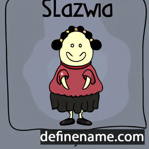 Zdzisława cartoon