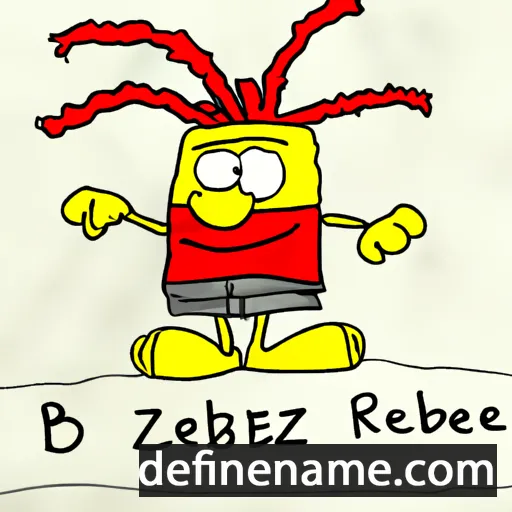 cartoon of the name Zebedee