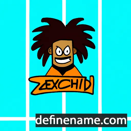 cartoon of the name Zedekiah