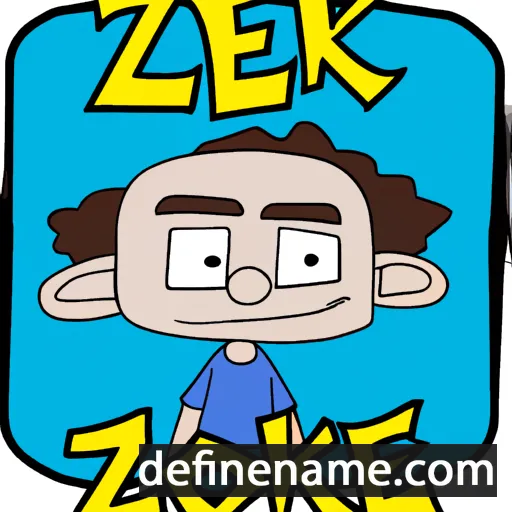 Zeke cartoon