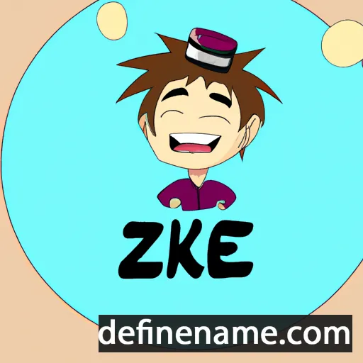 cartoon of the name Zekiye