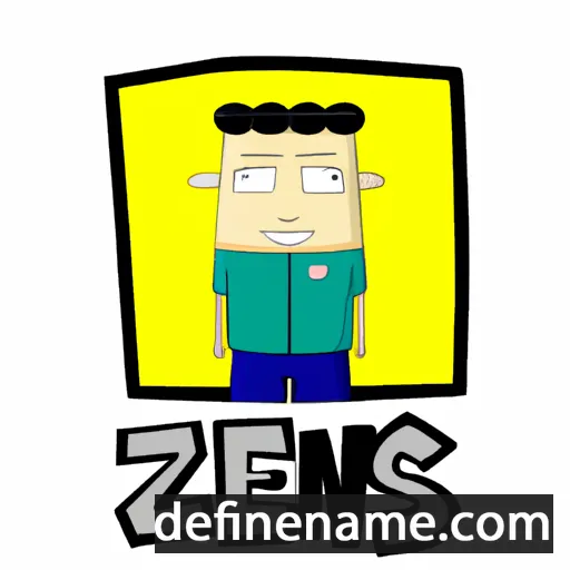 cartoon of the name Zenais