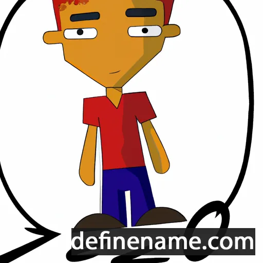 cartoon of the name Zeno