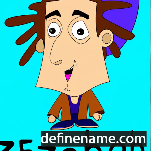 cartoon of the name Zeph