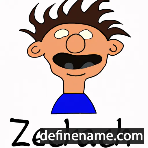 cartoon of the name Zerach