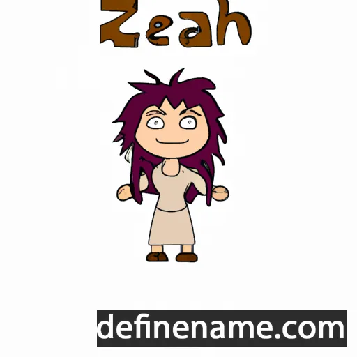 cartoon of the name Zerah