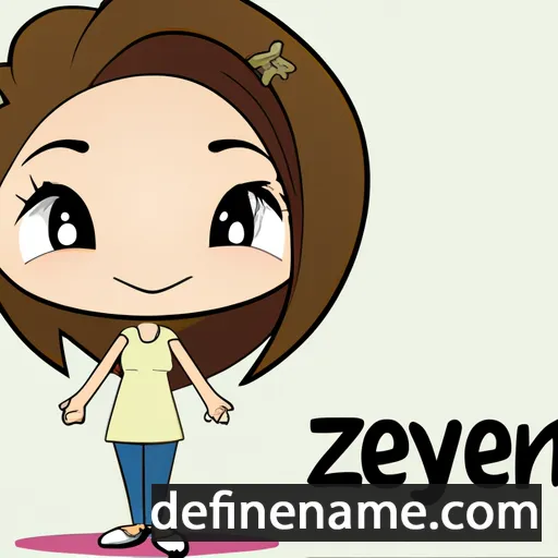 cartoon of the name Zeynab