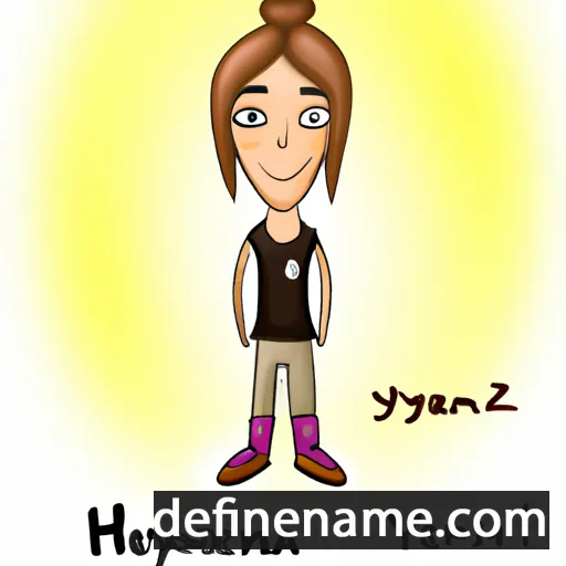 cartoon of the name Zhenya