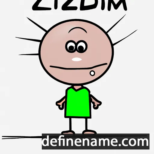 cartoon of the name Zikmund