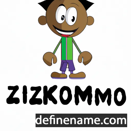 cartoon of the name Zikomo