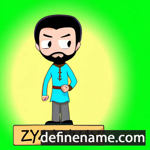 cartoon of the name Ziya ur-Rahman