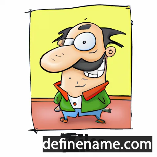 cartoon of the name Zlatko