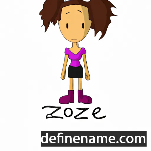 Zoè cartoon