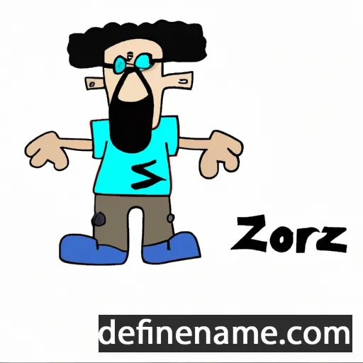 cartoon of the name Zohar