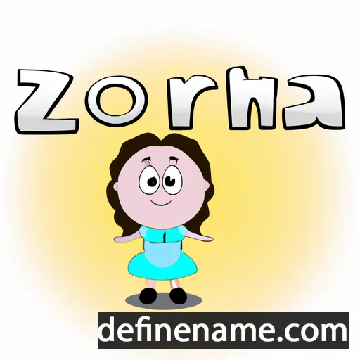 Zohra cartoon