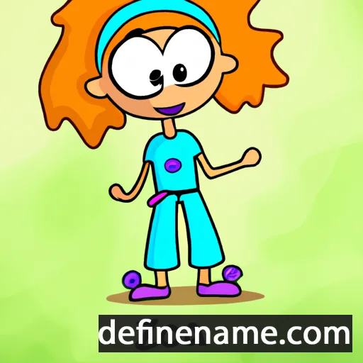 cartoon of the name Zoja