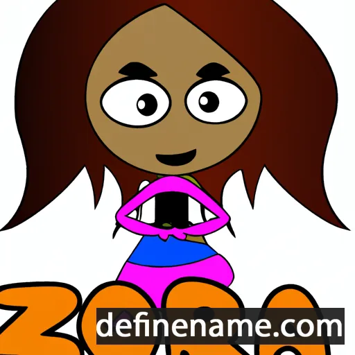 cartoon of the name Zora