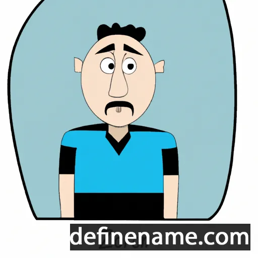 cartoon of the name Zoran