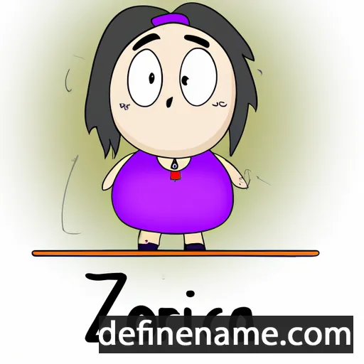 cartoon of the name Zorica