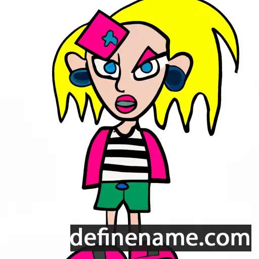 cartoon of the name Zowie