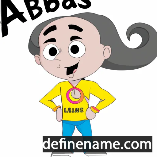 cartoon of the name Aabhas