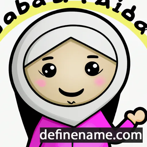 Aabidah cartoon