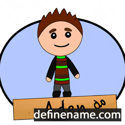 Aaden cartoon