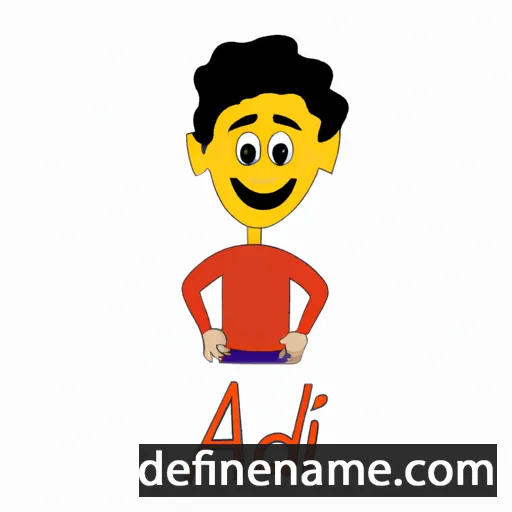 cartoon of the name Aadil