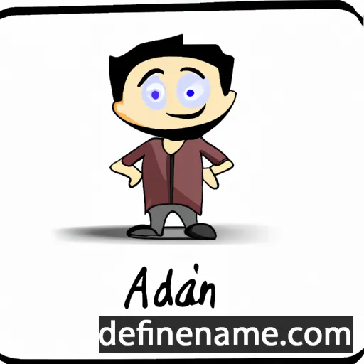 cartoon of the name Aadin