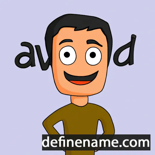 cartoon of the name Aadiv