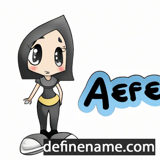 cartoon of the name Aafrae