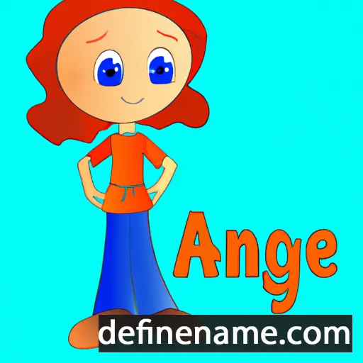 cartoon of the name Aagne