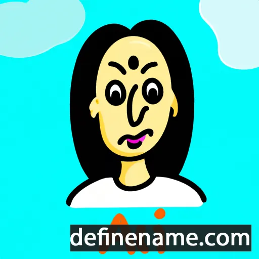 cartoon of the name Aai