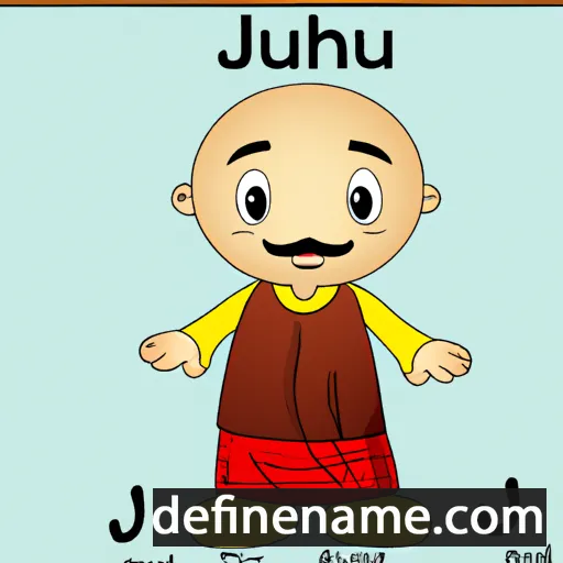 cartoon of the name Aaju