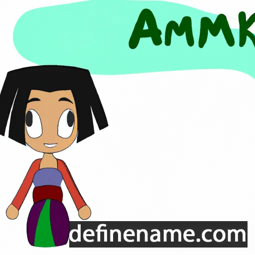 cartoon of the name Aakami