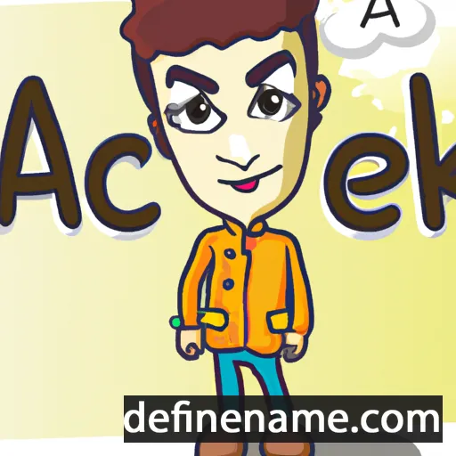 cartoon of the name Aakeeq