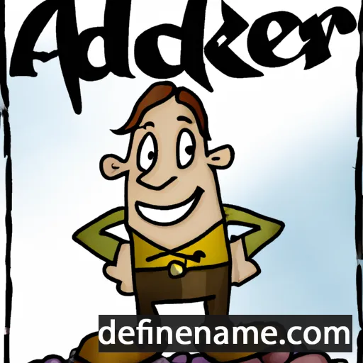 cartoon of the name Aalderik