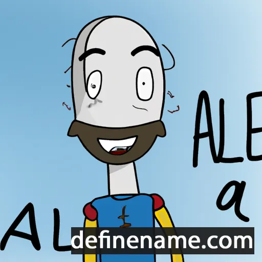 cartoon of the name Aale